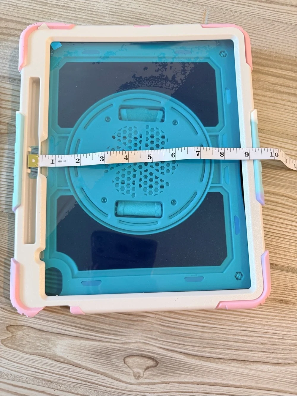 Protective Tablet Case in Pink and Teal - Durable Kids Cover
